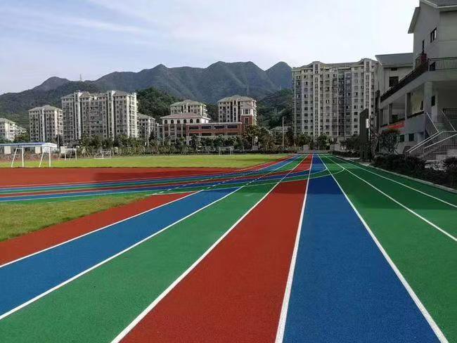 塑胶颗粒篮球场